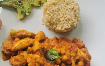 Recette poulet au beurre de cacahuète et noix de cajou
